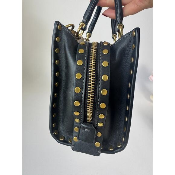 Coach Rogue 17 Bag With Rivets Goldtone Hardware - Picture 5 of 13